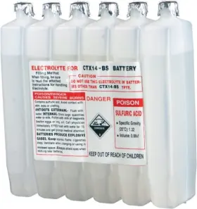 190cc-ctx Wps - 190cc Ctx Sealed Battery Electrolyte Pack 49-3020