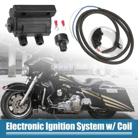 X Autohaux 723115492828 Ignition Coil Mount Kit Dual Fire For Harley Big Twin 1970-1999