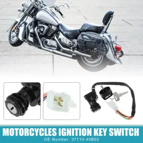 37110-40b00 X Autohaux 726215362725 Motorcycles Ignition Key Switch Set For Suzuki Quadsport 80 Lt80