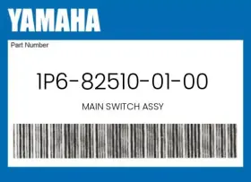 1p6-82510-01-00 Yamaha Genuine Main Switch Assy -