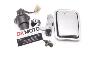 2h7-82508-50-00 Yamaha 79 Xs1100 Oem Ignition Lockset Gas Cap Seat And Helmet Lock W Key R2.bx2