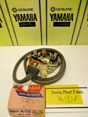 Yamaha 371-81850-20 Vintage Tx Xs 500 Nos Oem Points Contact Breaker Plate Assy 371-81860-10