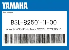 B3l-82501-11-00 Yamaha Genuine Main Switch Steering Lock -