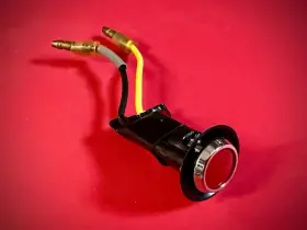 256-84301-61 Yamaha - Koito Nos Headlight Red Pilot Indicator Lamp Xs1 Rd At1 Ct1 Dt1 Rt1 It Tt Ty