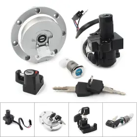 Yfoutlet 550745546207 Ignition Switch Fuel Gas Cap Lock Key Set Fit Honda Cb400 92-98 Cb1 89-91 Vt250
