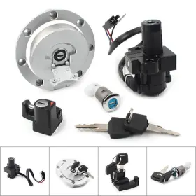 Yfoutlet 550753493210 Ignition Switch Fuel Gas Cap Lock Key Set Fit Honda Cb400 92-98 Cb1 89-91 Vt250