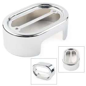 Yfoutlet 665897438543 Drag Chrome Regulator Cover For Harley 2001-06 Softail Fxst Flst Fxstd