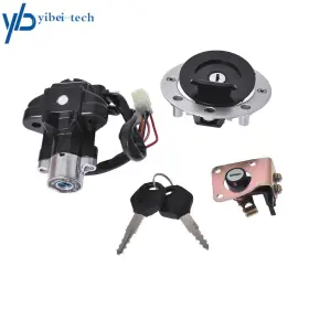 Yi118034t Yibei-tech Ignition Switch Seat Gas Cap Lock Key Fit For Suzuki Gsxr 600 1997-2000 Us