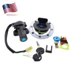 Fx-ts-032-yswe-201016-m-38 Ysw-racing For Suzuki Gs500 2001-2010 2009 Ignition Switch Fuel Cap Seat Lock Keys Set Us