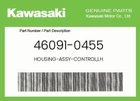 Kawasaki Genuine Housing-assy-control,lh 46091-0455 New. Price: $140.76.