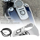 Chrome Fuel Tank Dash Console For Harley Dyna Street Bob Fxdb Wide Glide Fxdwg New. Price: $96.05.