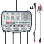 Tecmate Optimate Lithium 4S 0.8A Quad Bank, TM485, 8-STEP 4X12.8V New. Price: $285.95.