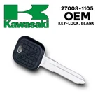 Genuine Oem Kawasaki Key-lock, Blank 27008-1105 New. Price: $21.00.