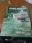 Can Am 2009 Outlander 500 650 800 Renegade Supplement Shop Man 219100336 Used. Price: $19.95.