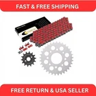 Caltric Red Drive Chain And Sprocket Kit For Honda CMX250C Rebel 1985-2016 New. Price: $84.96.
