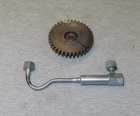 Moto Guzzi Falcone Sport & Tourismo 500CC Magneto Gear Mla, Fuel Pipe Used. Price: $29.95.