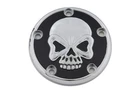 Chrome & Black Skull Timer Points Ignition Cover For Harley Twin Cam 99-17 New. Price: $64.95.