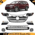 Front Grille Assembly & Headlight Kit For 2016-2018 Honda Pilot New. Price: $596.65.