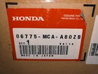 Oem 2006-12 Honda GL1800 Assembly # 06775-MCA-A80ZB New. Price: $200.00.