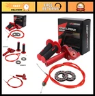 Jfg Racing 7/8" Motorcycle Quick Twist Throttle Grip Cable Red New. Price: $57.99.