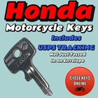 Honda Motorcycle Keys Cut By Code Replacement Spare T1346-T1997 New. Price: $12.99.