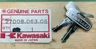 New Genuine Kawasaki 27008-063-05 Key Set, #405. Price: $31.34.