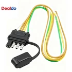 18 Inch 4 Pin 5 Trailer Wiring Harness, 16AWG Copper Short Rewire K New. Price: $23.86.