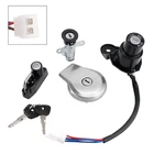 Ignition Key Switch Fuel Cap Helmet Seat Lock Set For Yamaha Xv 535 Virago 88-04 New. Price: $64.99.