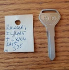 Kawasaki Motorcycle & Ducati Key Blank KA-15 X106 By Ilco Locksmith K935 New. Price: $5.00.