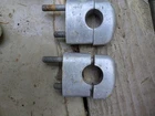 Bmw Handlebar Clamps R60-R100 Airhead Used. Price: $40.00.