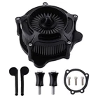 Air Intake System For Harley Dyna Softail 2000-2017 Black Filter Assembly New. Price: $93.39.