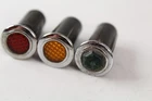 Original Triumph Bsa Norton Lucas Headlight Jewel Indicators Green Red Amber Used. Price: $49.99.
