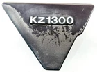 Kawasaki KZ1300 Side Cover Original Paint 79-80 36001-1041-C1 Used. Price: $100.00.