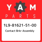 1L9-81621-51-00 Yamaha Contact Brkr Assembly 1L9816215100, New Genuine Oem Part. Price: $157.51.