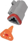 Namz Deutsch Plug 3-SOCKET Gray DP-3G New. Price: $5.95.