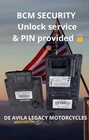 Harley Davidson Pin Recovery Service Unlock Security Module 07-25 Used. Price: $275.00.