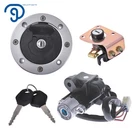 Fuel Gas Cap Ignition Switch Seat Lock Key Set For Suzuki Gsxr 600 1997-2000 New. Price: $21.82.