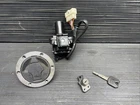 2010 Kawasaki Ninja 250R Lockset, Ignition, Gas Cap Seat #219265 Used. Price: $150.00.