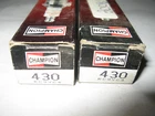 Champion 430 RC9YC4 Nickel Spark Plug, Made In Usa, New Old Stock, Pack Of 2. Price: $24.99.