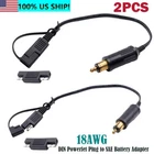 2PC For Bmw Motorcycle Din Hella Powerlet Plug Sae Adapter Connector Cable Us New. Price: $14.35.