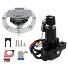 Ignition Switch Lock Gas Cap Key Set Fits Yamaha R6 FZ6 FJR1300 Bikes New. Price: $47.49.