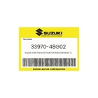 Suzuki Genuine Actuator Assy,exhaust Control 33970-48G02 New. Price: $379.17.