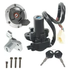 Ignition Switch Gas Cap Seat Lock Set For Kawasaki Ninja 250R EX250J 2008-2012 New. Price: $29.43.