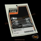 Colony 7402-7, Timing Cover Screw Kit, 1970-1992 Big Twins, Acorn Style, Chrome New. Price: $24.26.