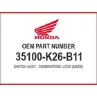 Honda Switch Assy. 35100-K26-B11 Oem New. Price: $46.85.