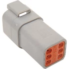 Namz Deutsch Receptacle 6-PIN Gray DR-6G New. Price: $20.09.