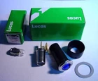 Bsa, Norton, Triumph, Oif, "blue" Jewel Light, Complete Warning Lamp, Oem Lucas New. Price: $49.95.