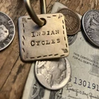 Indian Cycles Chief Scout Motorcycle Brass Key Fob New. Price: $28.50.