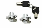Chrome Saddlebag Lock And Key Kit For Harley Davidson By V-twin New. Price: $31.94.