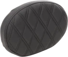 Drag Specialties Oval Sissy Bar Pad - Double Diamond Black Stitch Fl New. Price: $99.95.